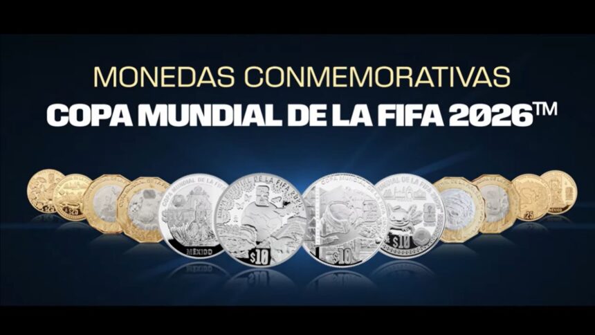 Banxico presenta las monedas conmemorativas del Mundial 2026