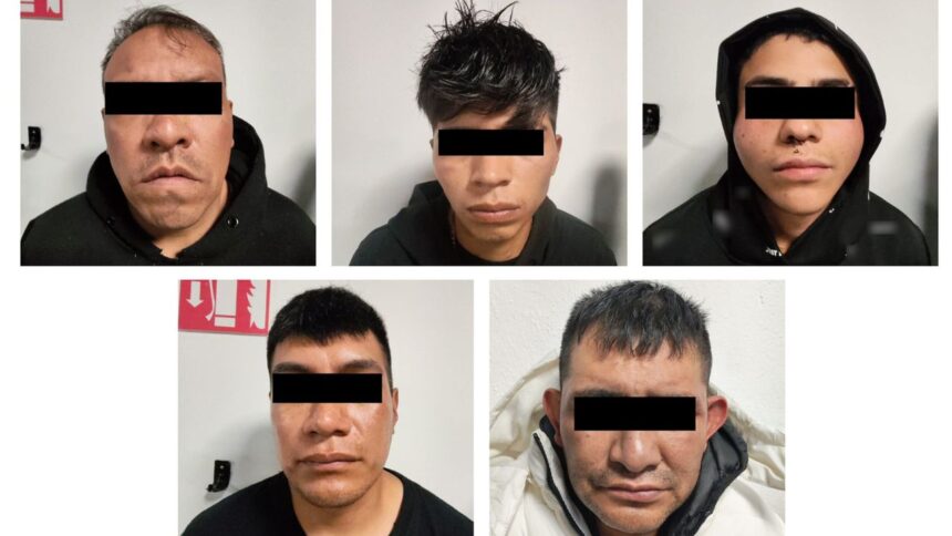 Caen 5 hombres tras robo de reloj de lujo y dinero en CDMX