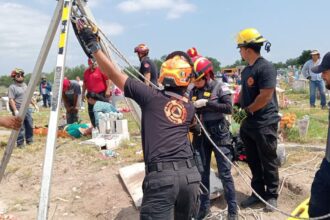 Caen a fosa en panteón de Marín durante Día de las Madres