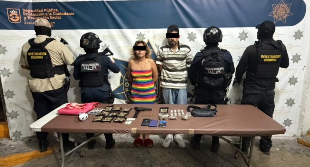 Caen presuntos homicidas y narcomenudistas en Guadalupe