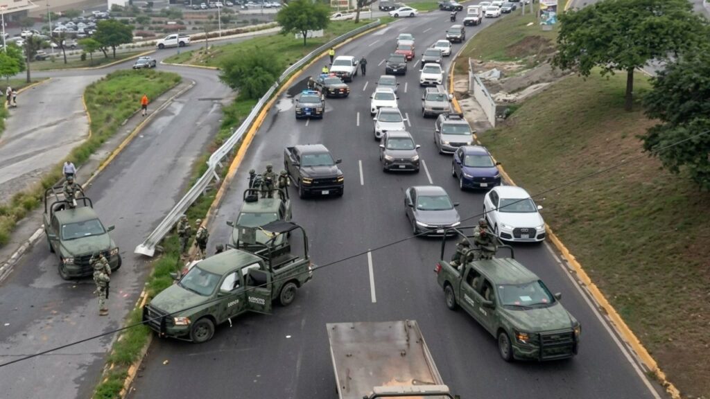 Choca camioneta del Ejército en Paseo de los leones; 4 militares heridos