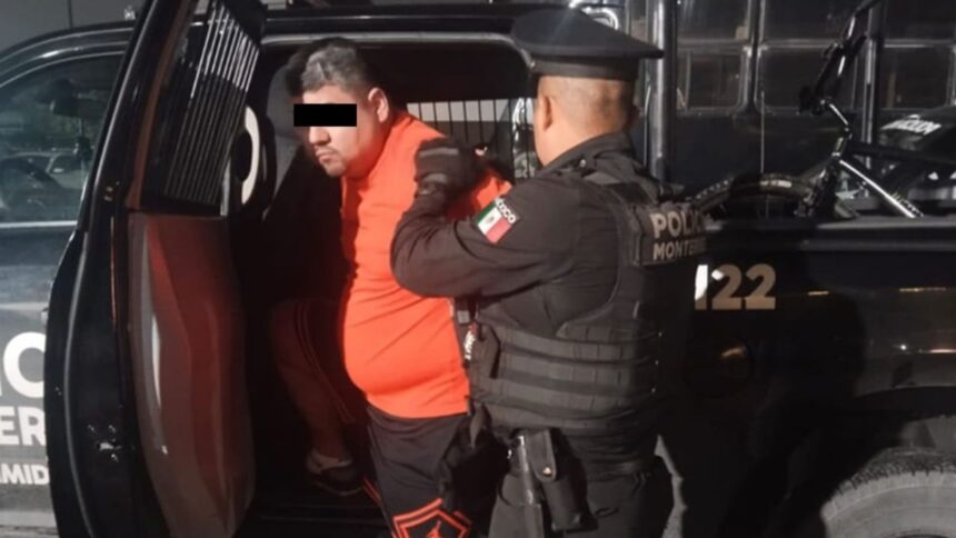 Conductor cae en auto robado y termina detenido en Monterrey