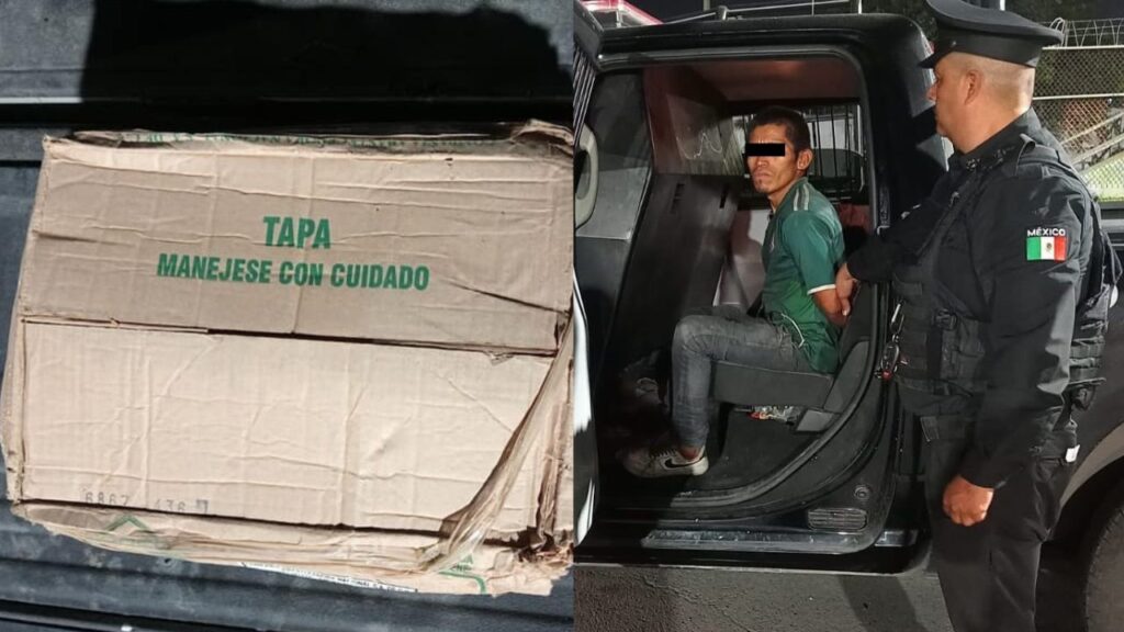 Detienen a hombre por robar en Escuela Secundaria Número 3 “Prof. Plinio D. Ordoñez”. durante la madrugada