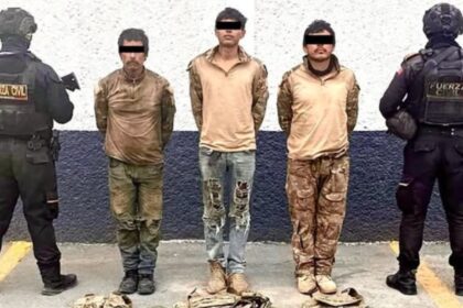 Detienen a 3 hombres armados con equipo táctico en General Bravo