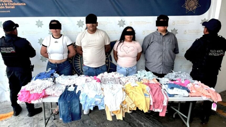 Detienen a cuatro tras robar Coppel de Guadalupe