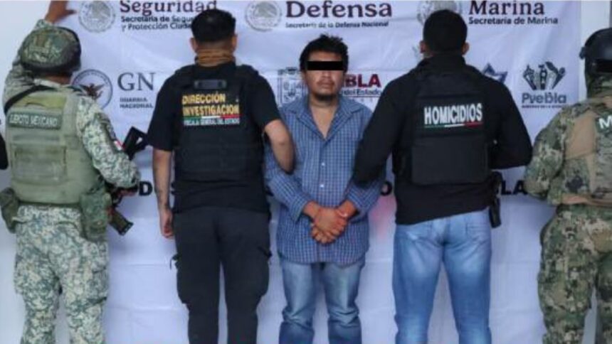 Detiene FGE a presunto participante del multihomicidio registrado en Tehuitzingo