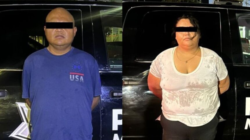 Capturan a pareja con droga y por robo de autopartes en Monterrey