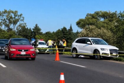Fallece niña 7 años tras choque sobre la carretera México-Toluca en dirección a Ciudad de México
