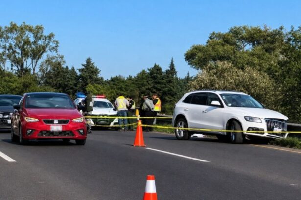 Fallece niña 7 años tras choque sobre la carretera México-Toluca en dirección a Ciudad de México