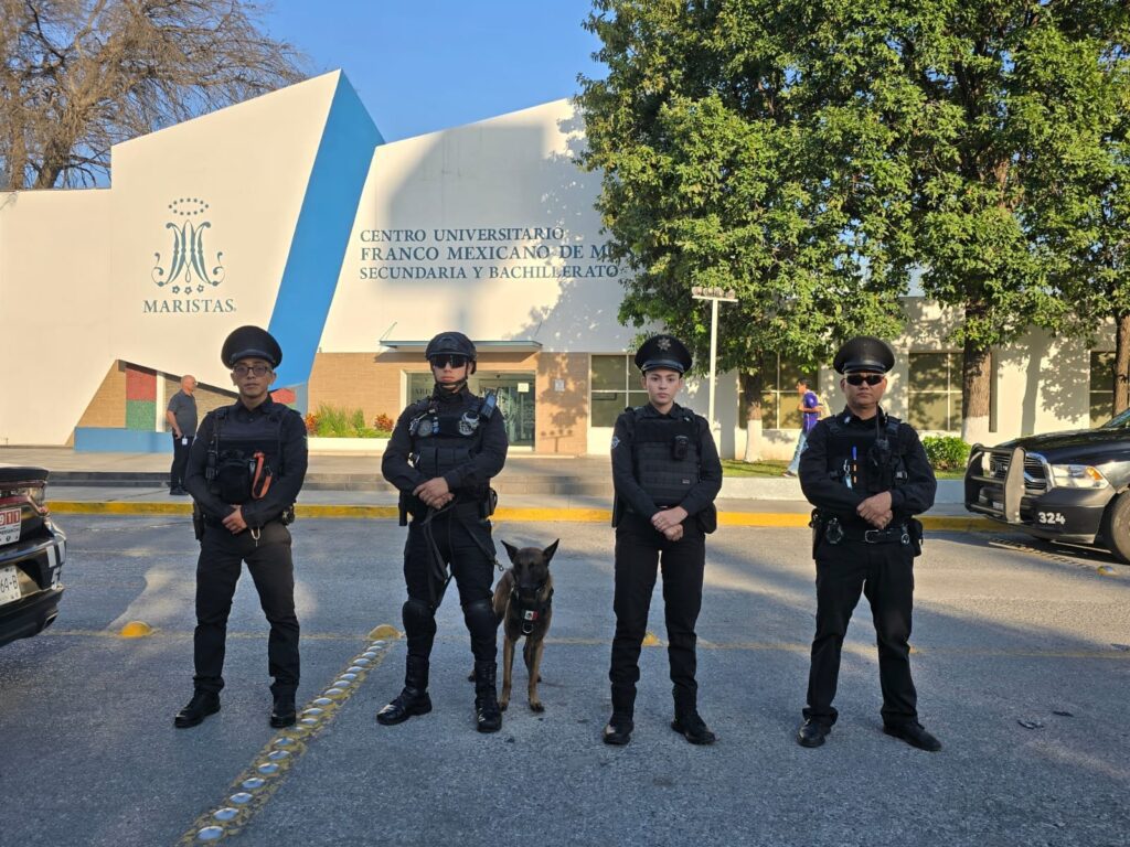 Refuerzan seguridad en colegio de Monterrey por amenazas
