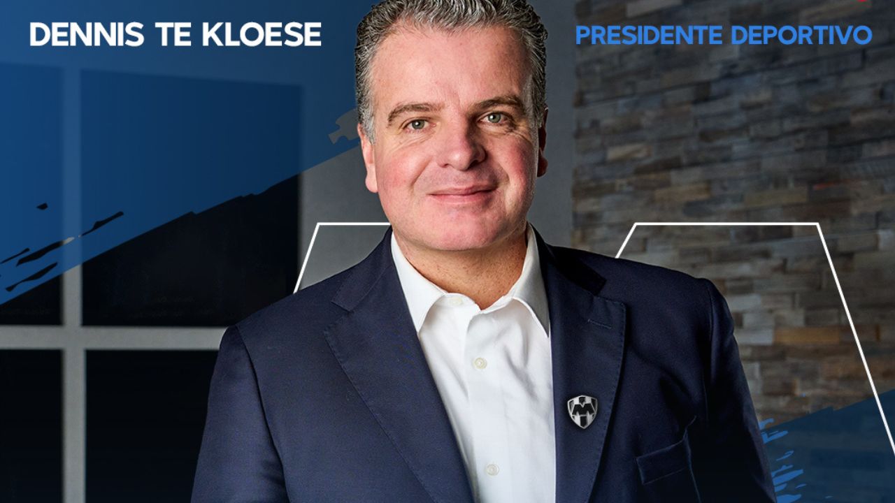 Rayados anuncia a Dennis te Kloese como presidente deportivo