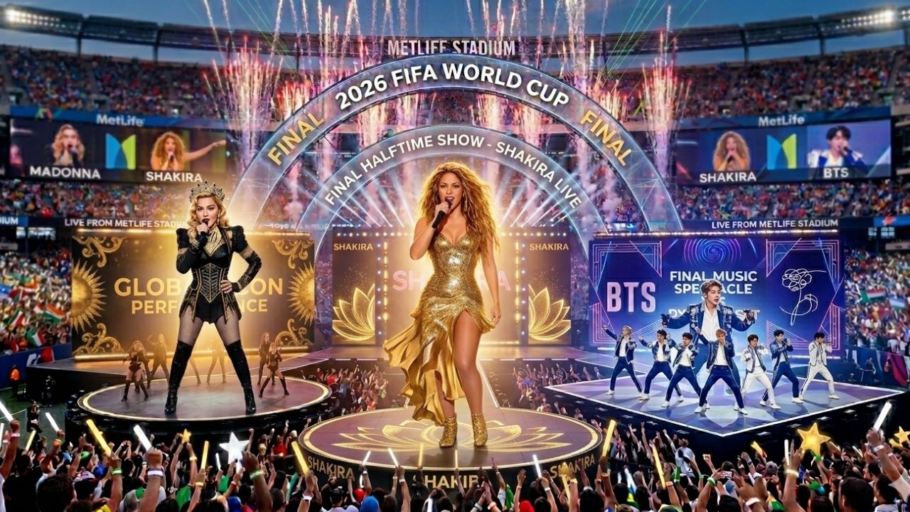 Shakira, Madonna y BTS actuarán en el show de medio tiempo de la Final del Mundial 2026