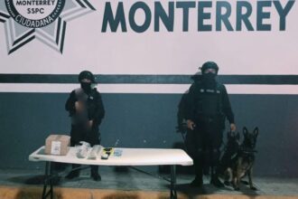 Aseguran droga oculta en paquetes en la Central de Autobuses de Monterrey