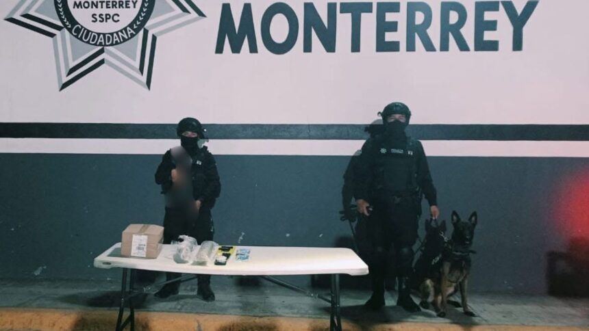 Aseguran droga oculta en paquetes en la Central de Autobuses de Monterrey