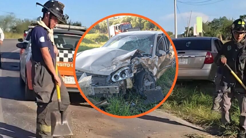 Fatal accidente en Cadereyta deja un muerto y seis personas lesionadas