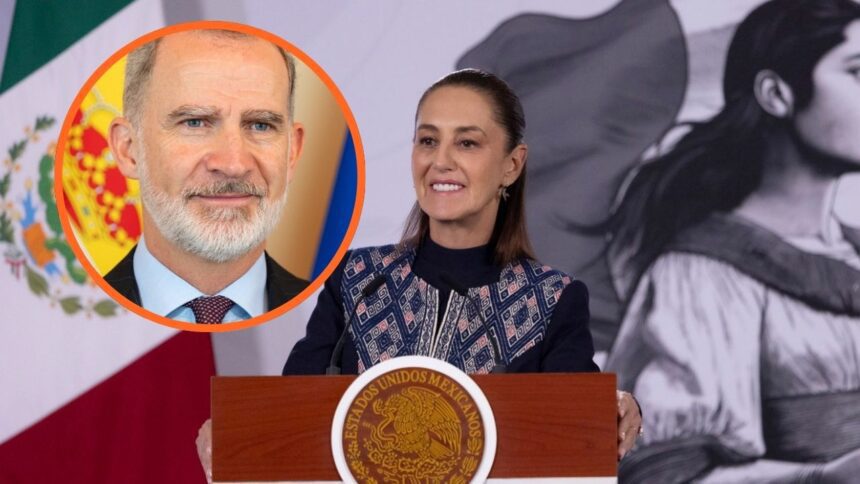 Claudia Sheinbaum se reunirá con el Rey Felipe VI de España en Palacio Nacional
