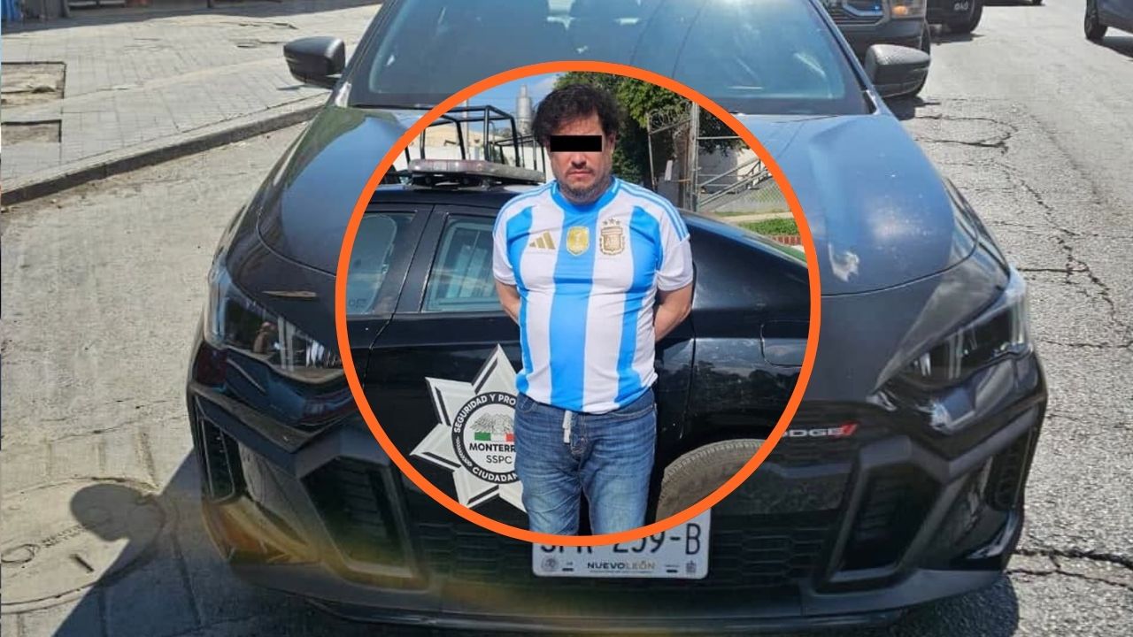 Detienen a hombre por presuntas placas falsas en Monterrey; lo investigan por fraude en gasolinera