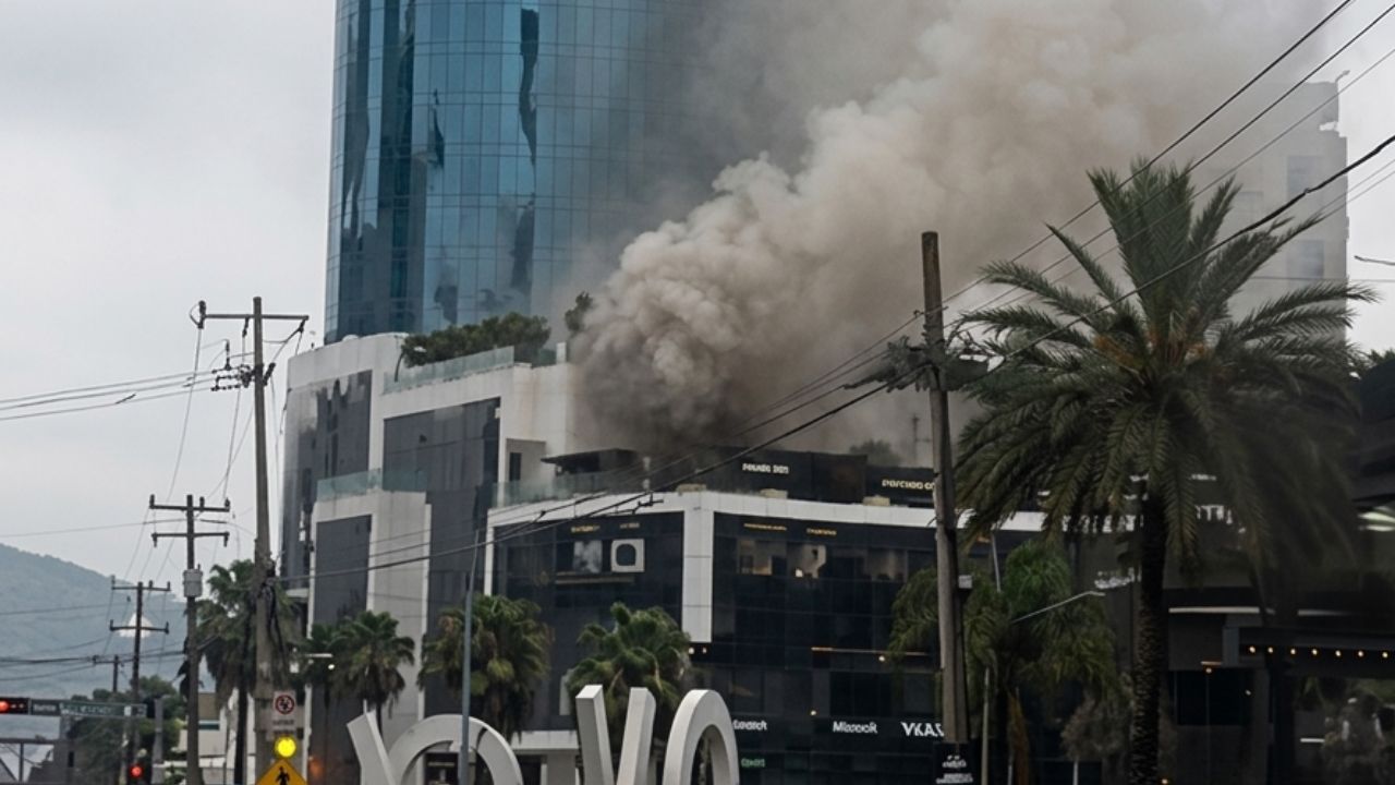 Evacúan a 350 personas por incendio en restaurante "El Tigre" del Metropolitan Center, en San Pedro Garza García