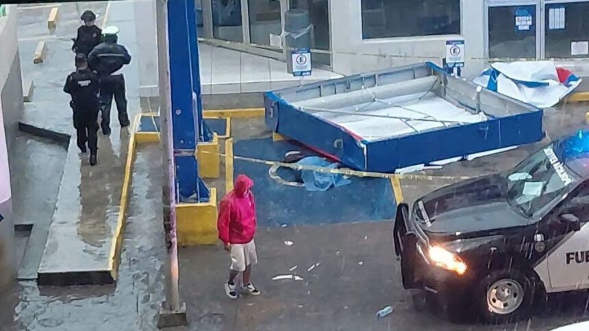Mujer muere tras colapso de anuncio panorámico en San Nicolás