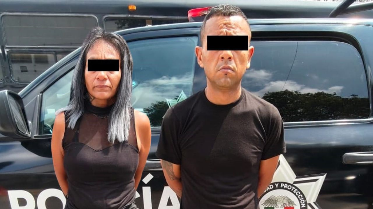 Detienen a pareja tras presunto robo en vivienda del centro de Monterrey