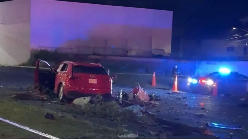 Identifican a las cuatro víctimas del fatal accidente en Carretera Nacional en Santiago