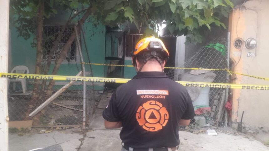 Muere una persona tras incendio de vivienda en Juárez, Nuevo León