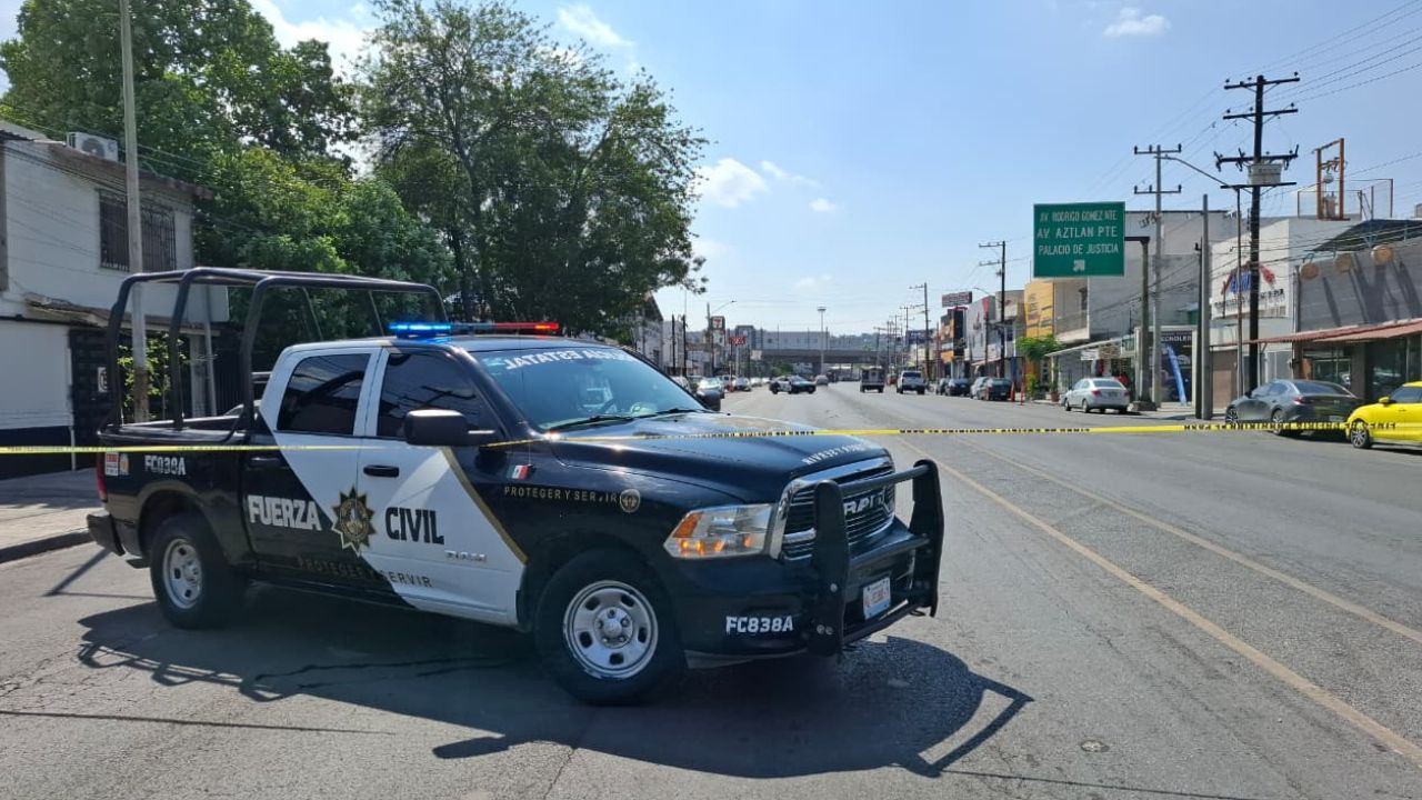 Ataque a balazos avenida Penitenciaría deja un muerto y un herido en Monterrey