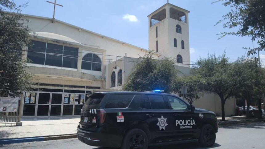 Detienen a hombre tras presunto robo en iglesia de la colonia San Jorge en Monterrey