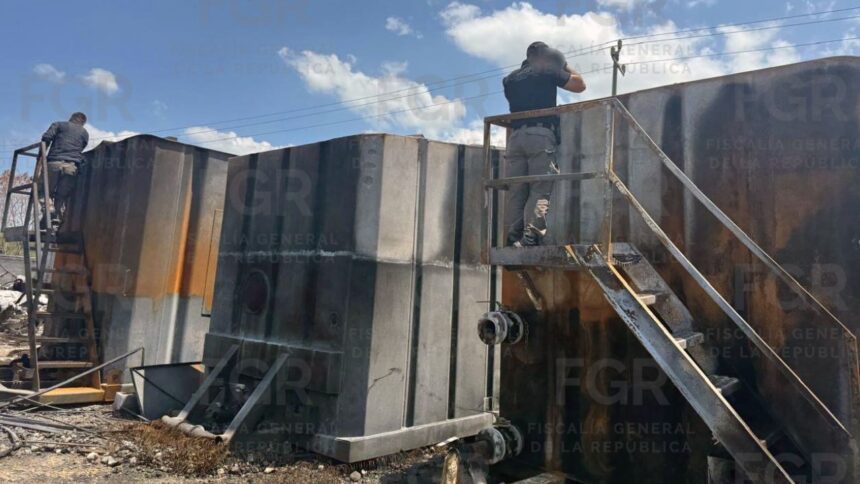 Asegura FGR durante cateo 62 mil litros de hidrocarburo en Pesquería