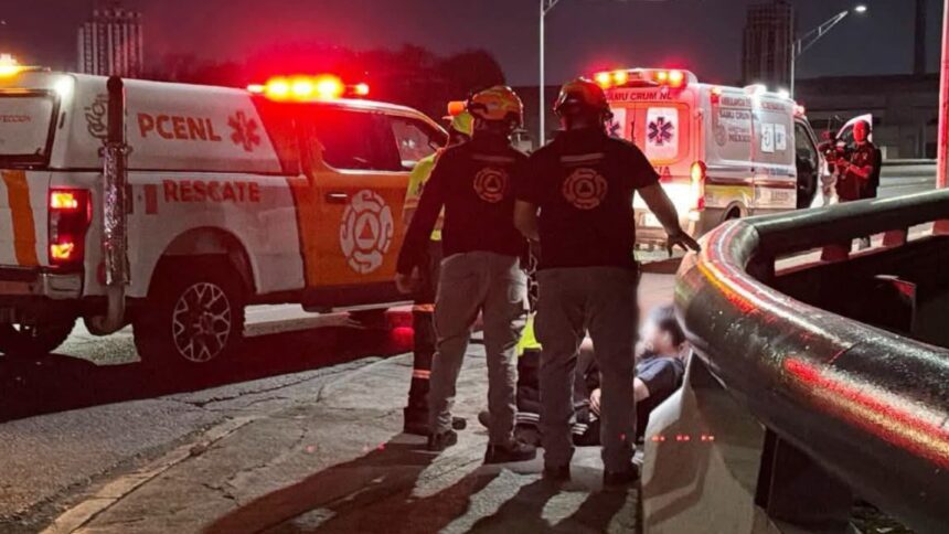 Joven de 17 años lesionado tras choque Morones Prieto en Monterrey