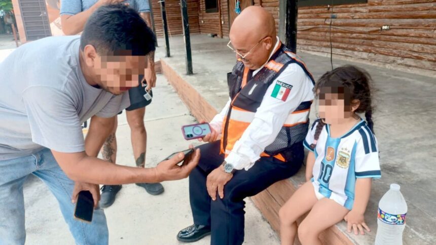 Localizan y rescatan a niña de 3 años caminando sola por la avenida Eloy Cavazos en Guadalupe