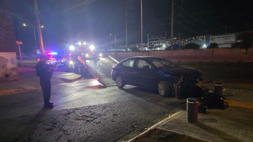 Detienen a conductor alcoholizado tras choqcar en San Pedro Garza García