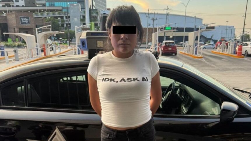 Detienen a mujer por robo en tienda departamental Lefties de Galerías Monterrey