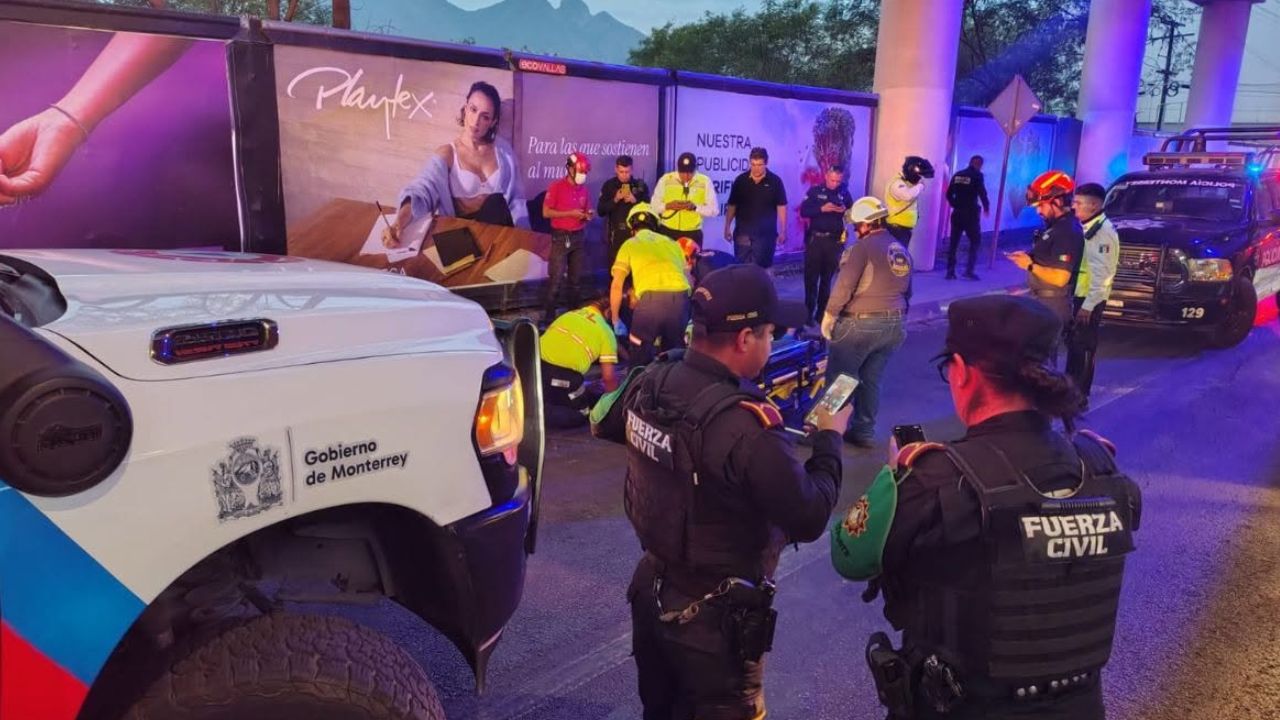 Hombre cae de estación Colonia Obrera de la Línea 3 del Metro y resulta lesionado en Monterrey