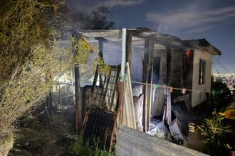 Se incendio en vivienda en la colonia Arturo B. de la Garza en Guadalupe