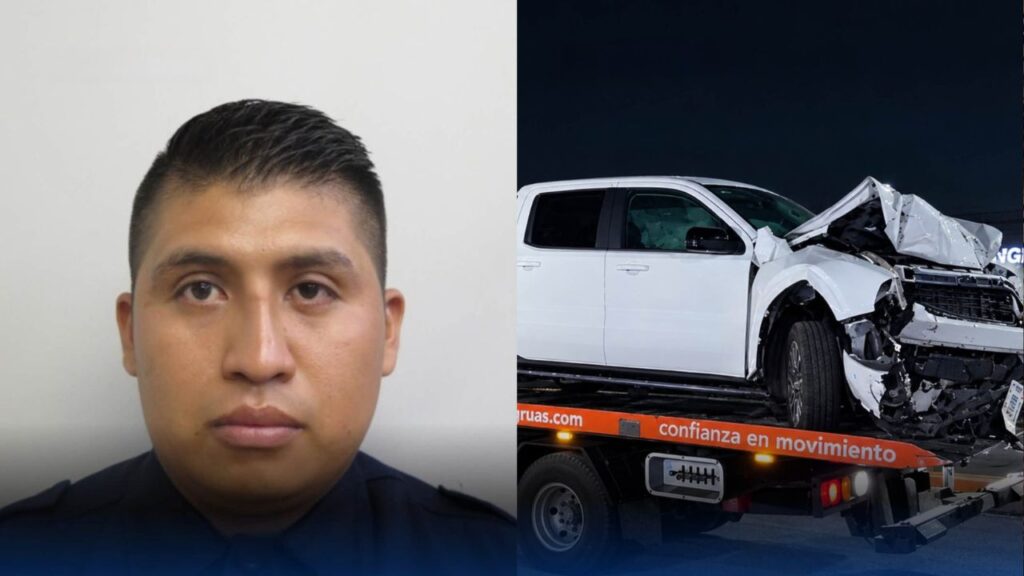 Muere policía de Apodaca tras ser atropellado en avenida Miguel Alemán