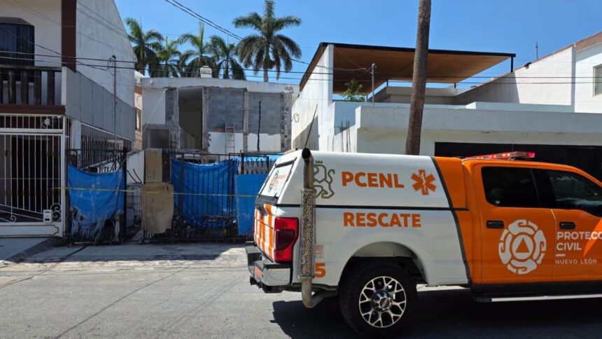 Muere trabajador tras caerle una barda la colonia Libertad en Guadalupe