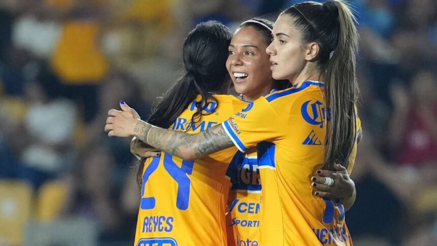 Tigres Femenil golea 3-0 a Santos en la jornada 6 y mantiene paso perfecto del Apertura 2026 de la Liga MX Femenil