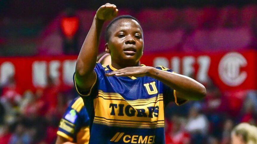 Tigres Femenil golea 7-2 a Toluca con póker de goles de Thembi Kgatlana jornada 8 del Apertura 2026 de la Liga MX Femenil