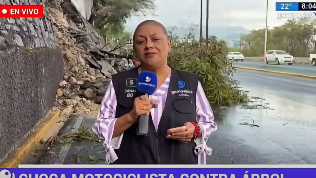Atropellan a reportera y camarógrafo de Gamavisión durante enlace en Monterrey
