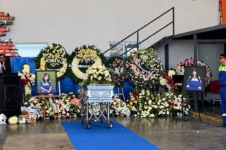Despiden con guardia de honor a la paramédica Melissa Sofía Guel Martínez que perdió la vida tras choque de ambulancia
