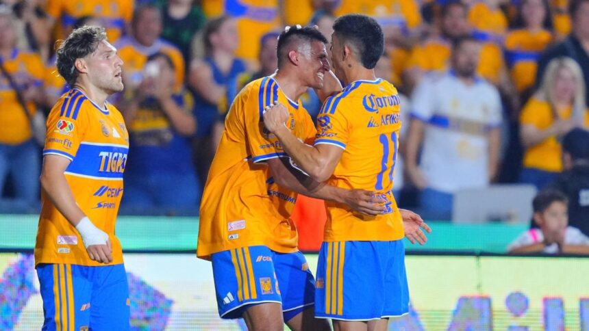 Tigres vence 3-2 a Toluca con doblete de Brunetta en la jornada 11 del Apertura 2026 de la Liga MX