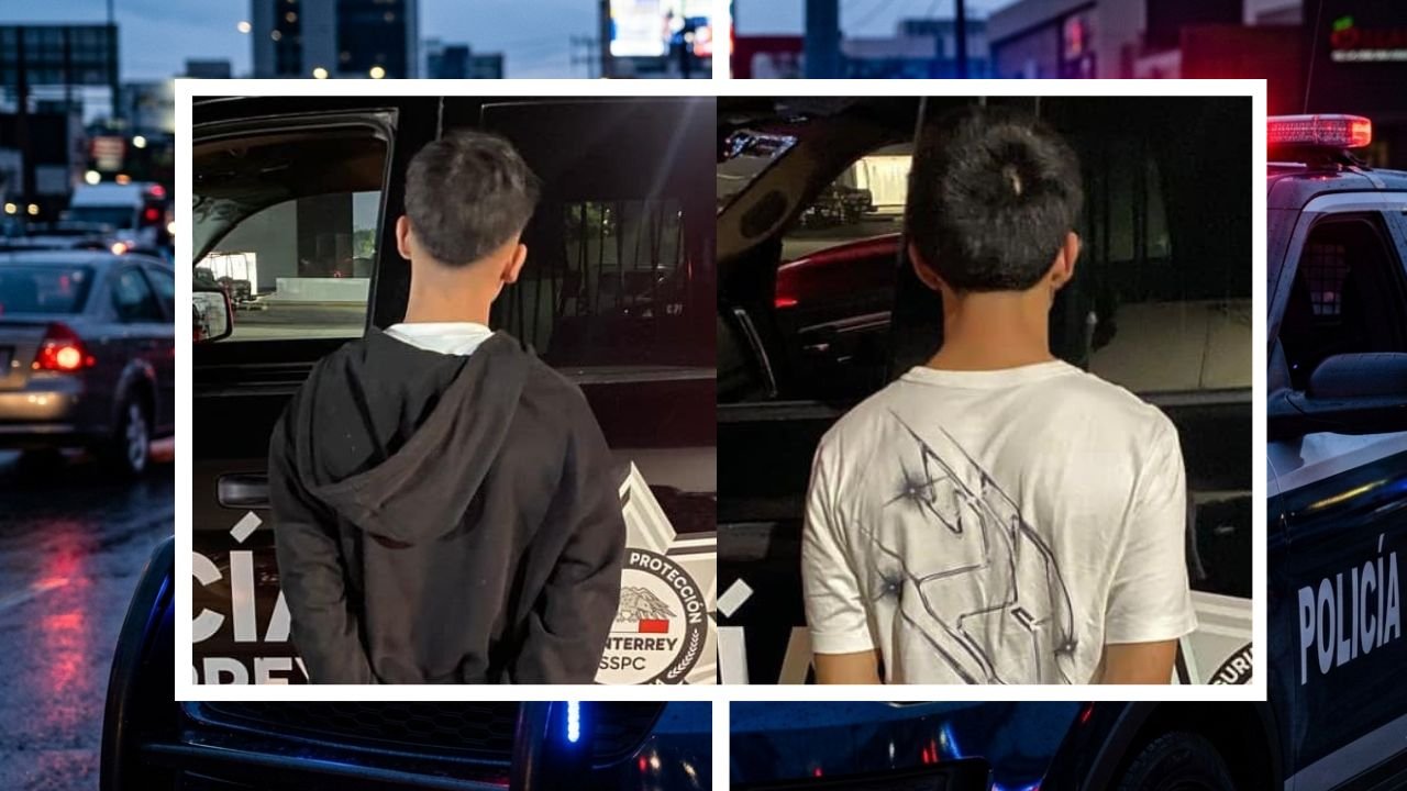 Detienen a dos menores con arma y droga en Monterrey - MAKERS BELIEVE